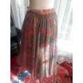Exclusive Boutique Made Maxi Skirt By Machel  - Like New - `26` inch waist - XS/30/6