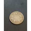 1945 India Silver quarter Rupee