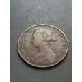 1860 Britain half penny
