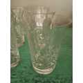 Set of 6 Stuart Crystal  Water Glasses