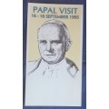 First day envelope - Papal visit