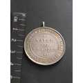 1862 Silver `Watch and be sober` medal. 21grams