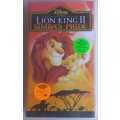 The lion king II Simba`s pride VHS