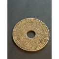 1921-1924 French Marocco 25 centimes