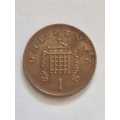 1995 ELIZABETH II D G REG F D 1 penny