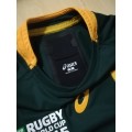 Springbok RWC 2015 Players Issue Match Jersey vs USA signed by Team!!!