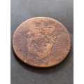 1700/1800`s Hibernia Ireland Full penny. Worn