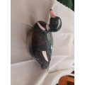 Ceramic duck trinket dish - made in France