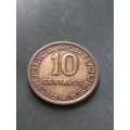 1936 Mozambique 10 Centavos