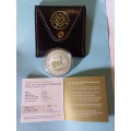 2017 1oz silver Krugerrand. 50th anniversary including COA and pouch.