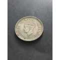1944 India Silver quarter rupee