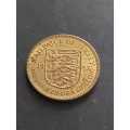 1957 Bailiwick of Jersey One fourth of a Shilling