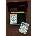 Novelty playing cards in glossy gift box- new