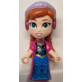 Lego NEW- Anna - Micro Doll Magenta Dress
