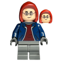 Lego NEW- Harry Potter - Dark Blue Jacket with Dark Red Shirt Dark Bluish Gray