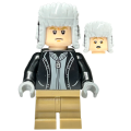 Lego NEW- Draco Malfoy - Black Jacket Dark Tan Medium Legs Black Ushanka Hat