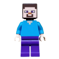 Lego NEW - Steve - Dark Purple Legs