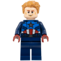 Lego NEW- Captain America - Dark Blue Suit Dark Red Hands Hair