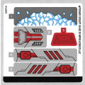 Lego NEW - Sticker Sheet for Set 76098 - (37123/6215449)~