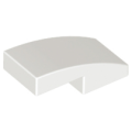 Lego NEW - Slope Curved 2 x 1 x 2/3~ [White]