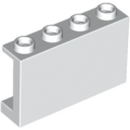 Lego NEW - Panel 1 x 4 x 2 with Side Supports - Hollow Studs~ [White]