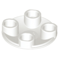 Lego NEW - Plate Round 2 x 2 with Rounded Bottom (Boat Stud)~ [White]