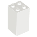 Lego NEW - Brick 2 x 2 x 3~ [White]