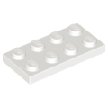 Lego Used - Plate 2 x 4~ [White]