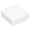Lego NEW - Tile 1 x 1 with Groove~ [White]