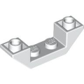 Lego NEW - Slope Inverted 45 4 x 1 Double~ [White]