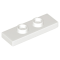 Lego NEW - Plate Modified 1 x 3 with 2 Studs (Double Jumper)~ [White]