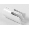 Lego Used - Arm Piece with Tow Ball Socket 3 Fingers~ [White]