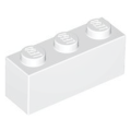 Lego NEW - Brick 1 x 3~ [White]