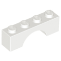 Lego Used - Arch 1 x 4~ [White]