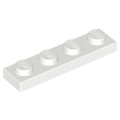 Lego Used - Plate 1 x 4~ [White]
