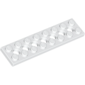 Lego NEW - Technic Plate 2 x 8 with 7 Holes~ [White]