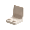 Lego Used - Minifigure Utensil Seat / Chair 2 x 2 with Center Sprue Mark~ [White]