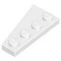 Lego NEW - Wedge Plate 4 x 2 Right~ [White]
