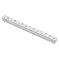 Lego NEW - Brick Modified 1 x 14 with Groove~ [White]