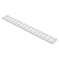 Lego Used - Plate 2 x 16~ [White]
