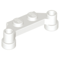 Lego NEW - Plate Modified 1 x 4 Offset~ [White]
