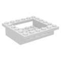 Lego Used - Cockpit 6 x 6 x 1 1/3 Cabin Base~ [White]