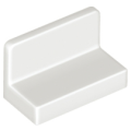 Lego NEW - Panel 1 x 2 x 1 with Rounded Corners~ [White]