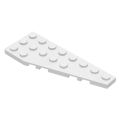 Lego NEW - Wedge Plate 8 x 3 Pentagonal Right~ [White]