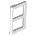 Lego NEW - Pane for Window 1 x 2 x 3 with Thick Corner Tabs~ [White]