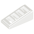 Lego NEW - Slope 18 2 x 1 x 2/3 with Grille~ [White]