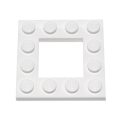 Lego NEW - Plate Modified 4 x 4 with 2 x 2 Open Center~ [White]