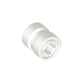 Lego NEW - Wheel 8mm D. x 9mm for Slicks Hole Notched for Wheels Holder Pin ReinforcedBac~ [White]