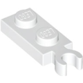 Lego NEW - Plate Modified 1 x 2 with Clip on End (Vertical Grip)~ [White]