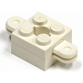 Lego Used - Arm Holder Brick 2 x 2 with Round Top Hole with Arms (792 / 793 / 795) (Homema~ [White]
